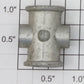 Lionel 79-25 Unpainted Center Coupling