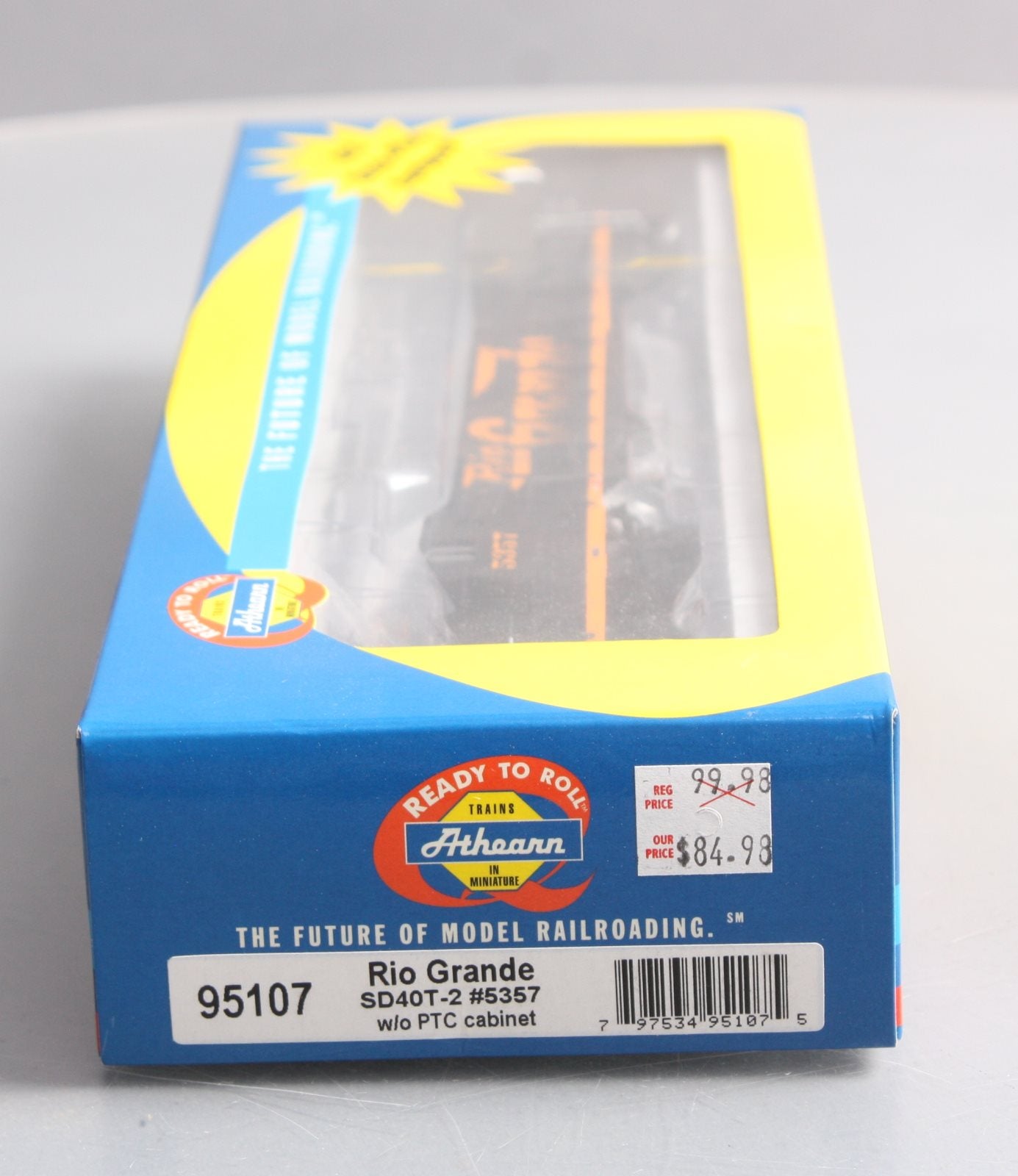 Athearn 95107 HO Scale Rio Grande SD40T-2 Diesel Locomotive #5357 LN/Box