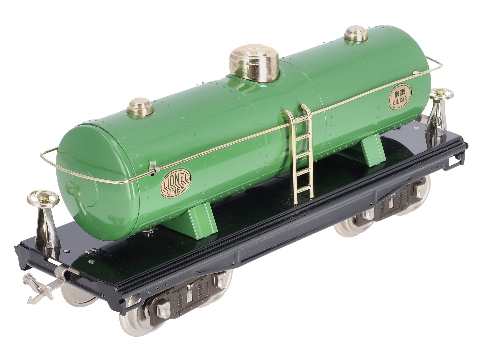 MTH 11-30010 Lionel Corporation Tinplate Green/Brass Oil Car #215