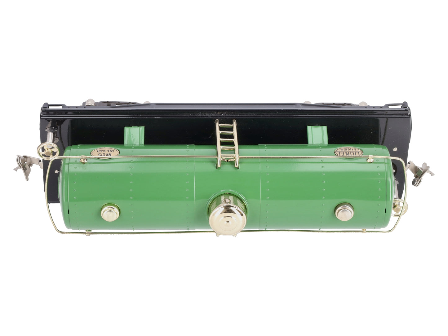 MTH 11-30010 Lionel Corporation Tinplate Green/Brass Oil Car #215