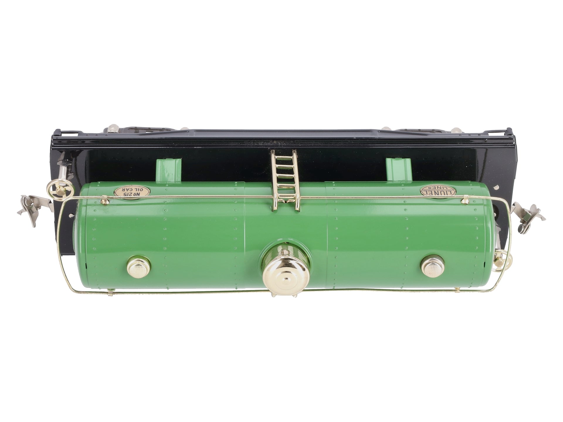 MTH 11-30010 Lionel Corporation Tinplate Green/Brass Oil Car #215