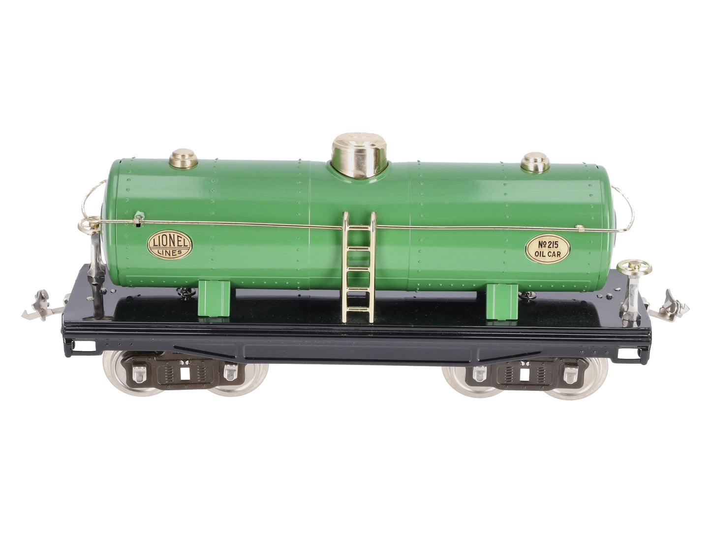 MTH 11-30010 Lionel Corporation Tinplate Green/Brass Oil Car #215