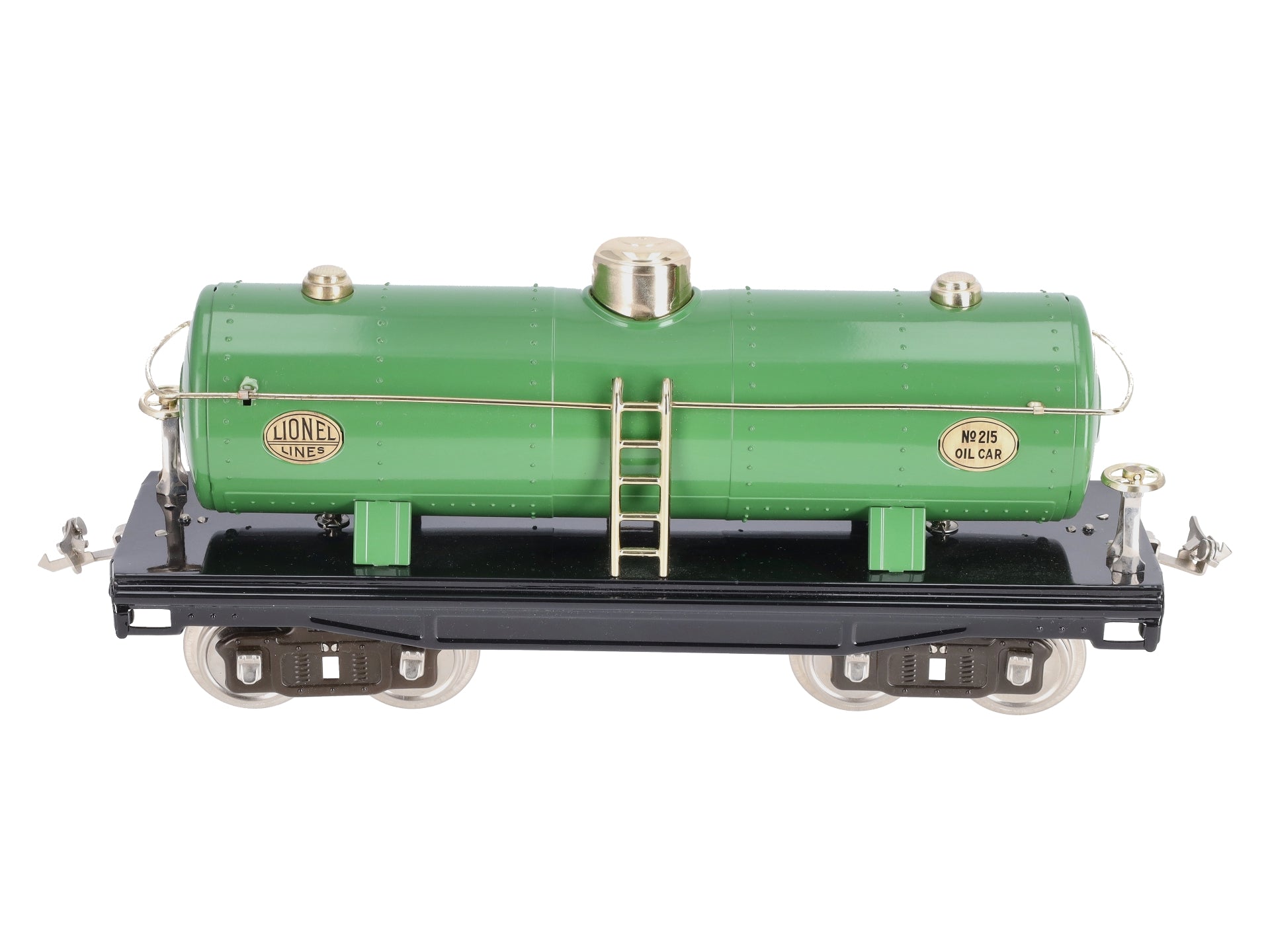 MTH 11-30010 Lionel Corporation Tinplate Green/Brass Oil Car #215