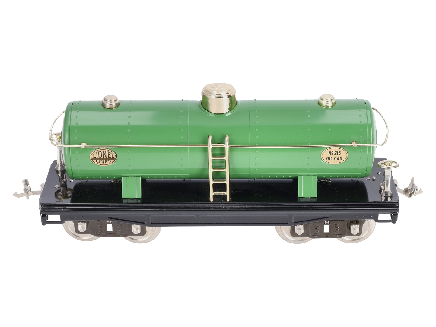 MTH 11-30010 Lionel Corporation Tinplate Green/Brass Oil Car #215