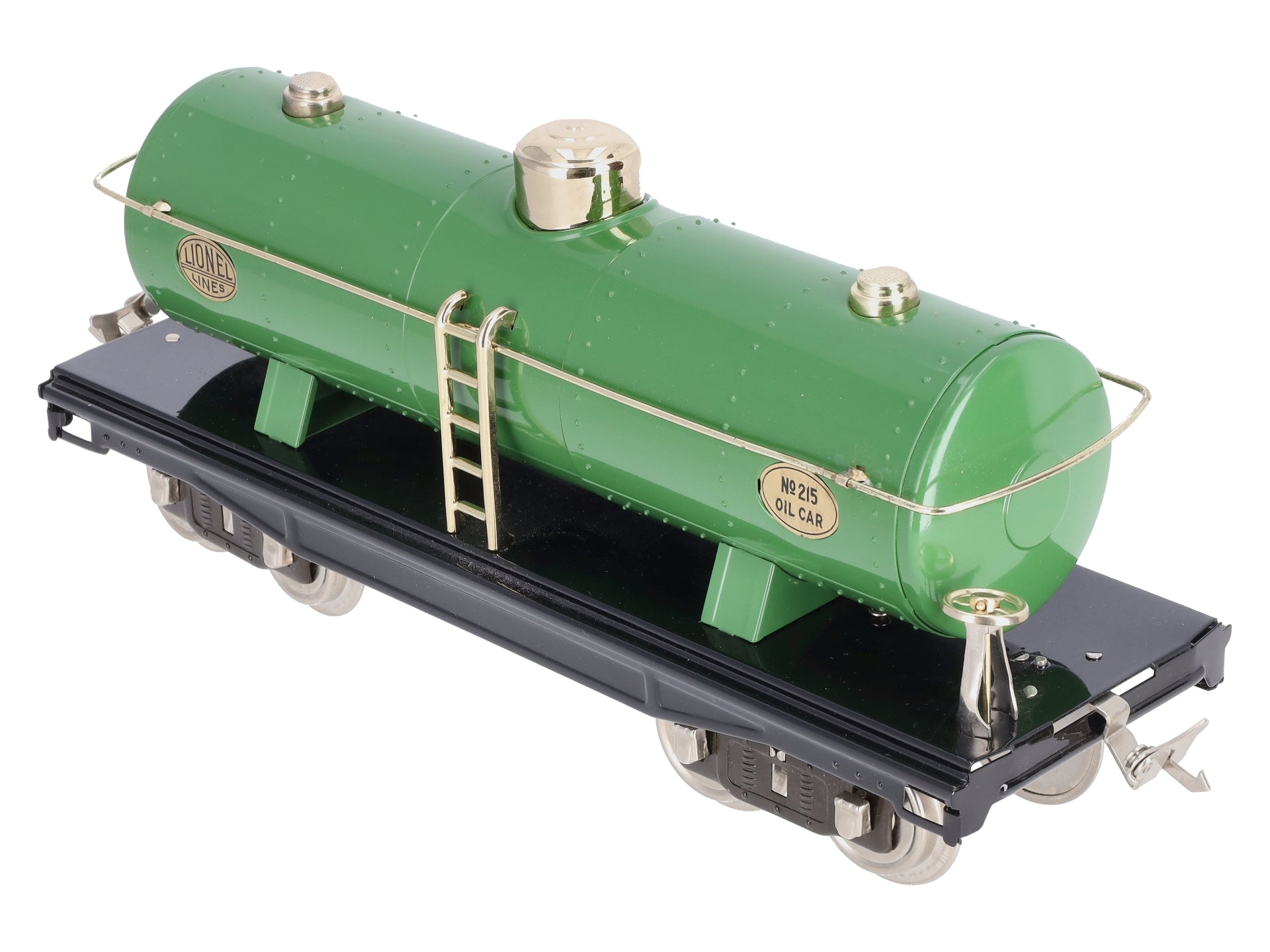 MTH 11-30010 Lionel Corporation Tinplate Green/Brass Oil Car #215