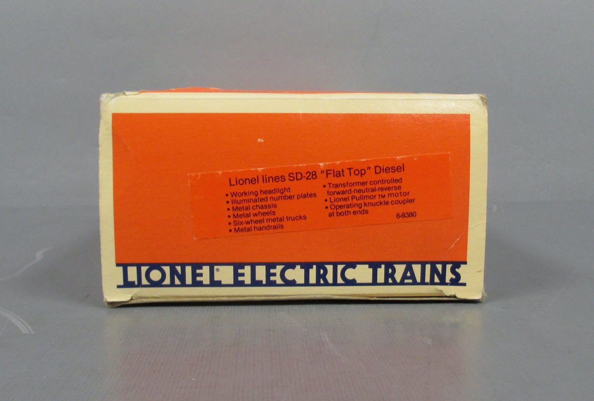 Lionel 6-8380 O Gauge Lionel Lines SD28 "Flat Top" Diesel Locomotive LN/Box