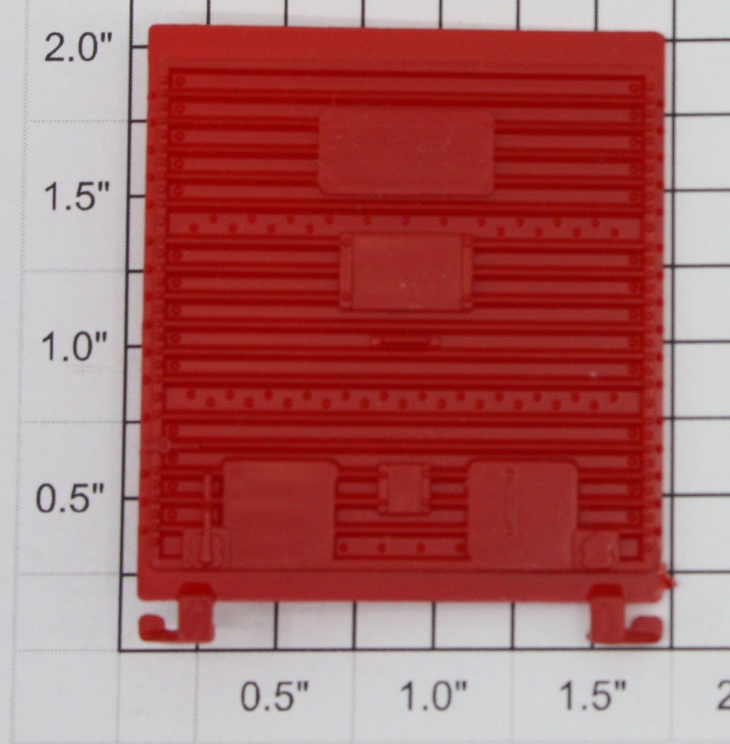 Lionel 9700-12 Red 5-Panel Boxcar Door with Door Guides