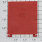 Lionel 9700-12 Red 5-Panel Boxcar Door with Door Guides