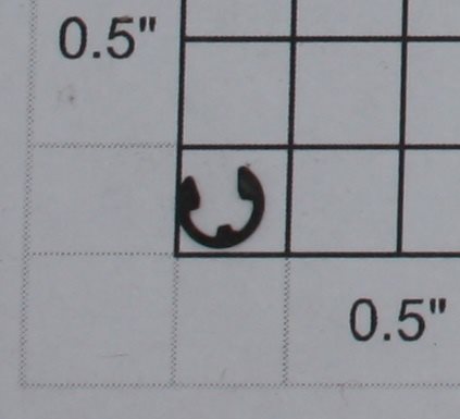Lionel 3444-25 Retaining E-Clip