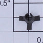 Lionel 1002-6 Black .145 Truck Mounting Clip