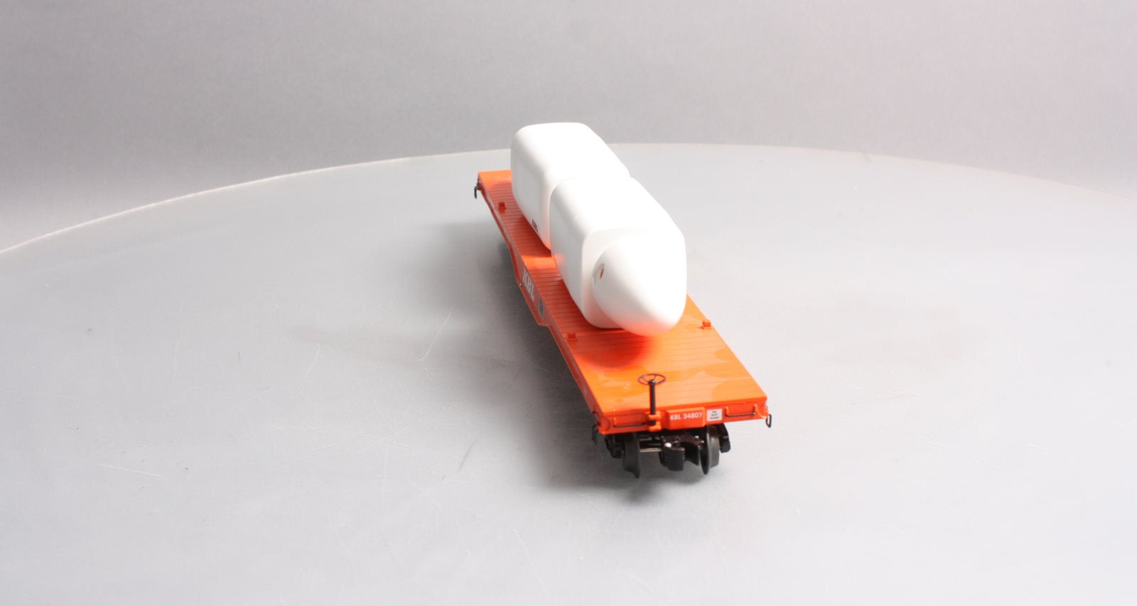 Lionel 6-22584 O KBL Wind Turbine Technologies 16-Wheel Flatcar w/ 2 Turbines LN/Box