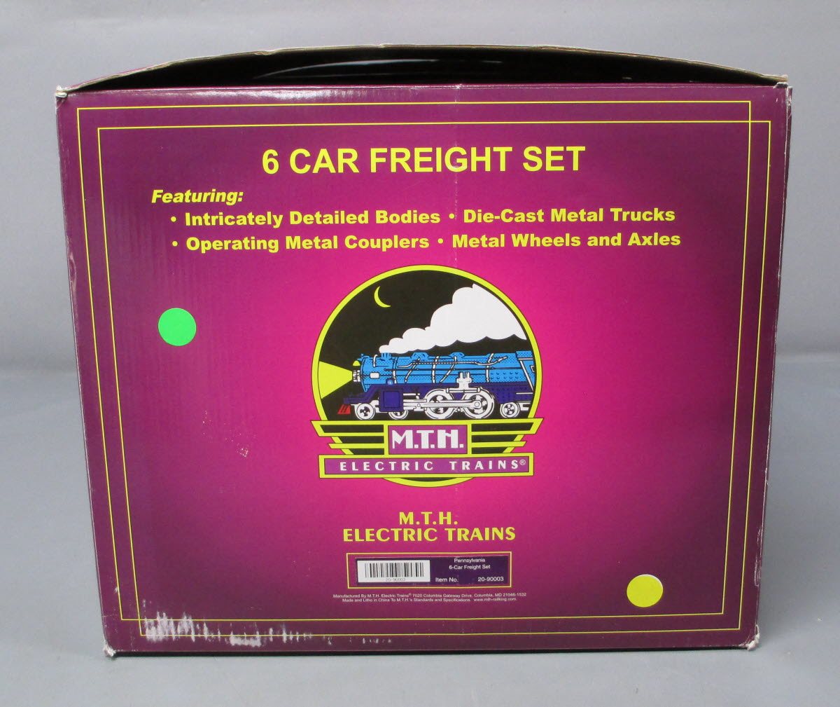 MTH 20-90003 O Pennsylvania Premier Freight Car Set (Set of 6) LN/Box