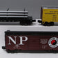 MTH 20-90007 O Burlington Northern Merger SeriesT Freight Car Set (Set of 3) MT/Box