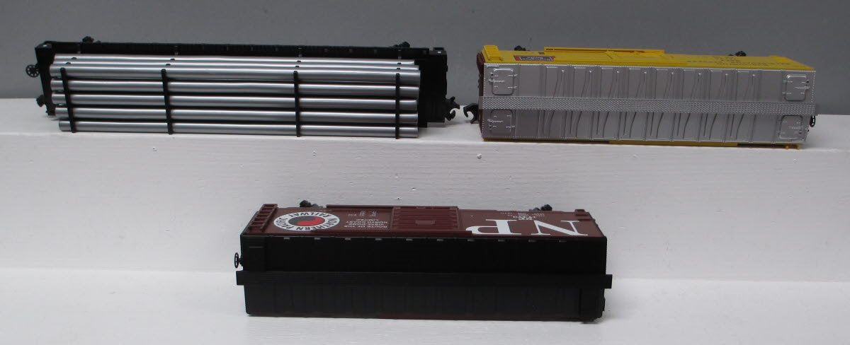 MTH 20-90007 O Burlington Northern Merger SeriesT Freight Car Set (Set of 3) MT/Box