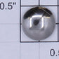 Lionel 1044-32 Handle Chrome Center