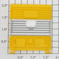 Lionel 9724-12 Yellow/Silver Missouri Pacific Multi-Panel Boxcar Door