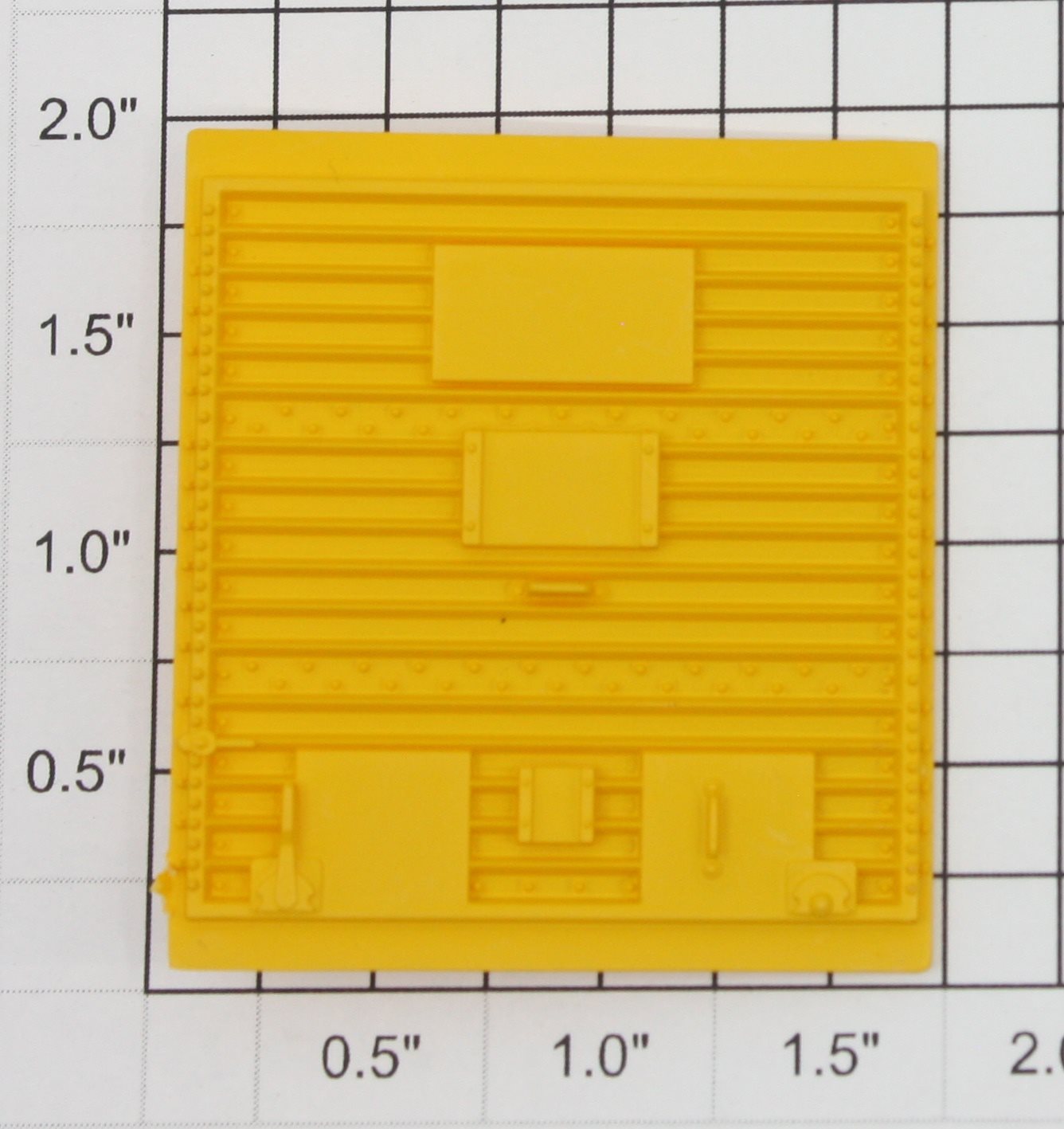 Lionel 9203-12 Yellow 5-Panel Boxcar Door without Door Guides