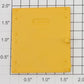 Lionel 9203-12 Yellow 5-Panel Boxcar Door without Door Guides
