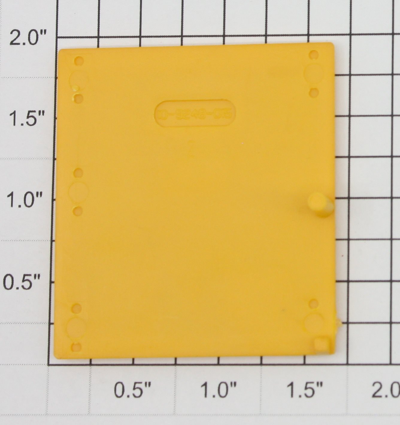 Lionel 9203-12 Yellow 5-Panel Boxcar Door without Door Guides