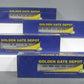 Golden Gate Depot Set 2 O PRR Congressional Aluminum Passenger 2-Rail (Set of 4) MT/Box