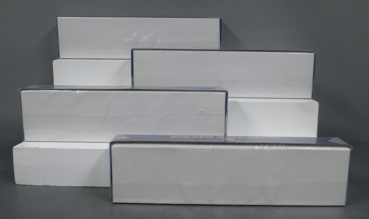 Golden Gate Depot Set 2 O PRR Congressional Aluminum Passenger 2-Rail (Set of 4) MT/Box