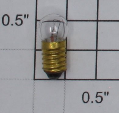 Lionel 1402-300 14 Volt Midget Screw Clear Round Light Bulb