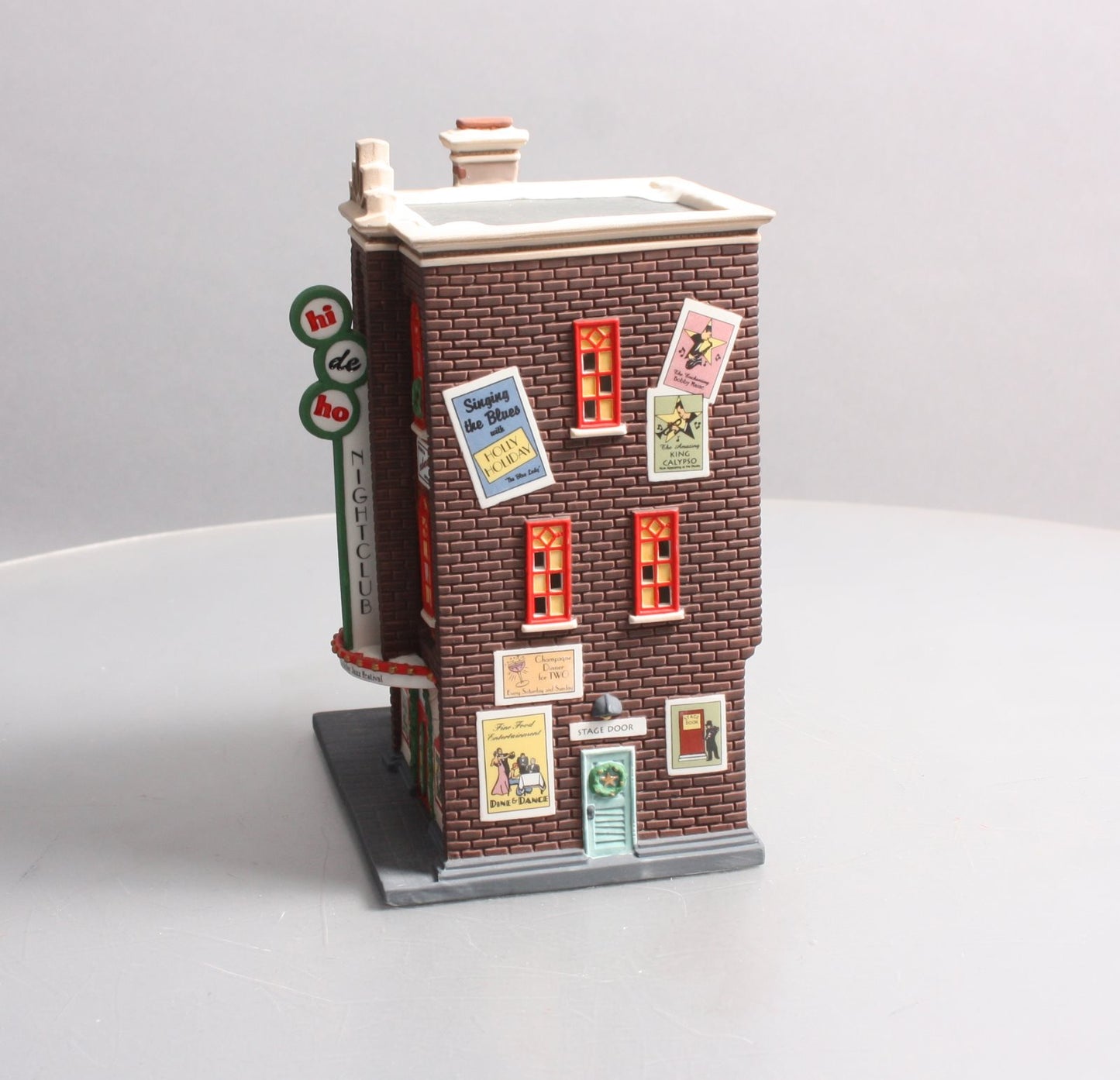 Dept 56 58884 Heritage Village " HI-DE-HO Nightclub" Porcelain Lighted Building LN/Box