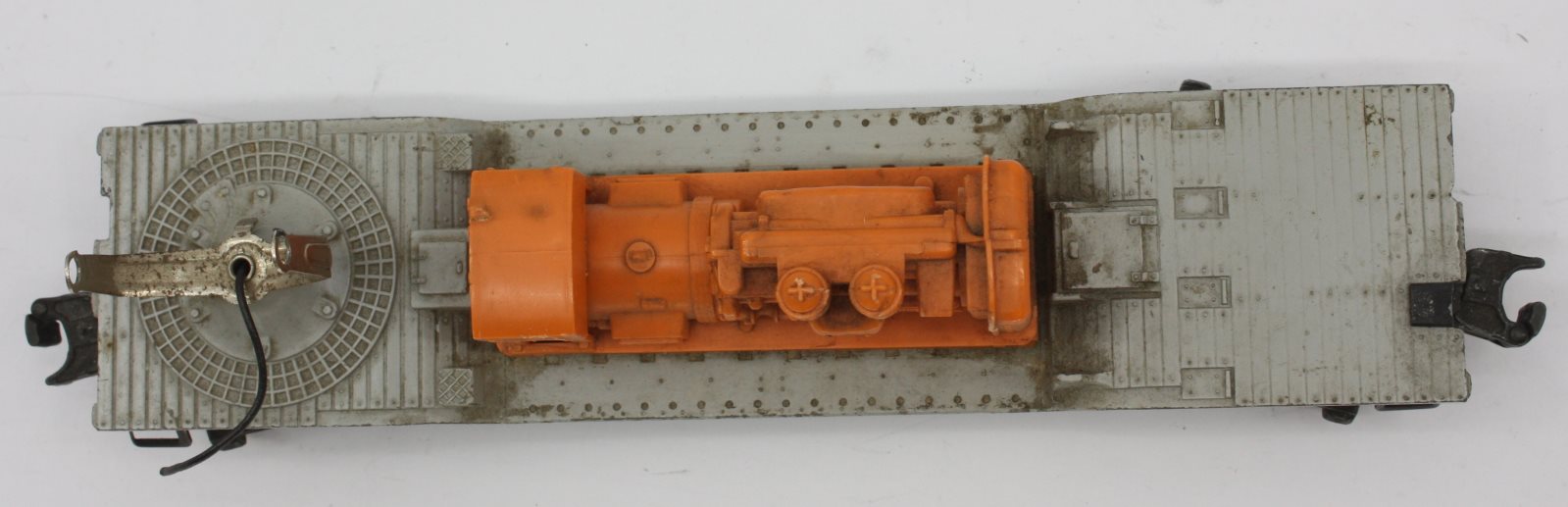 Lionel 6520-02 Car Frame w/ Trucks, Generator, Light Bracket, Broken Brake Stand