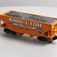 MTH 20-97200 O Waddell Coal MTHRRC 2007 Fish Belly Hopper Car w/Load #107 LN/Box