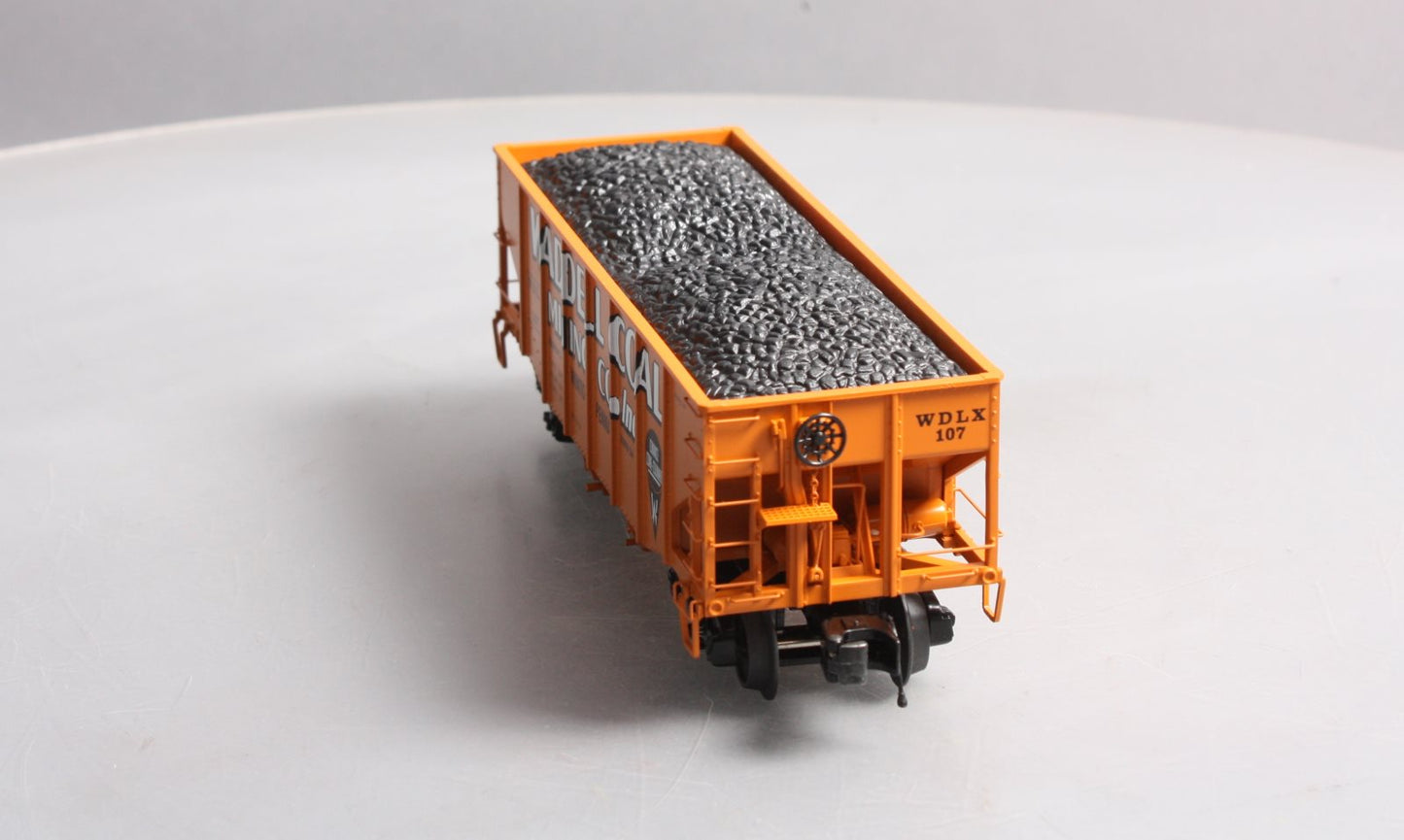 MTH 20-97200 O Waddell Coal MTHRRC 2007 Fish Belly Hopper Car w/Load #107 LN/Box