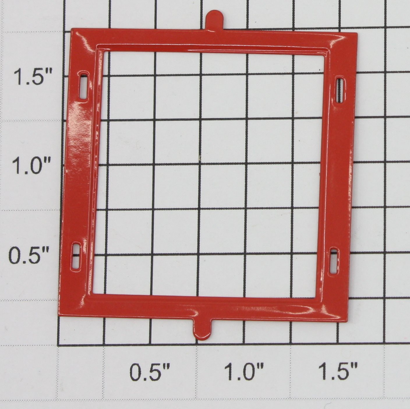 Lionel 418T-38 Red Rear Wall Window Insert without Lens
