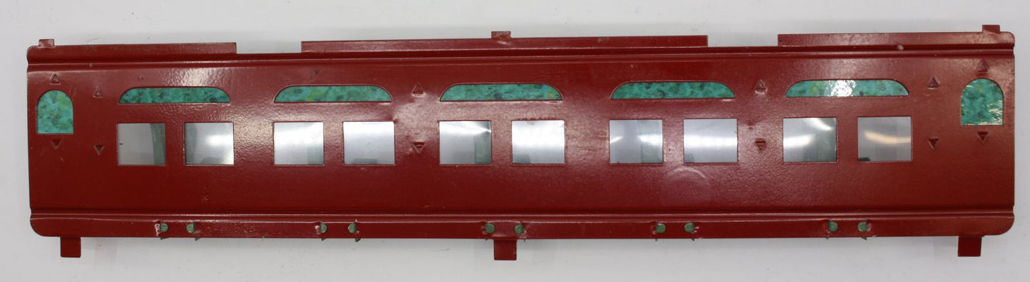 Lionel 418-206 Red Interior Wall with Green Seats