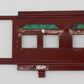 Lionel 418-207 Maroon Interior Wall with Door and Green Seats