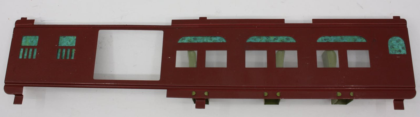 Lionel 418-205 Maroon Interior Wall With Seats, No Door