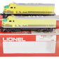 Lionel 6-8464 & 6-8465 O Gauge Rio Grande F3 AA Powered Diesel Locomotive Set EX/Box