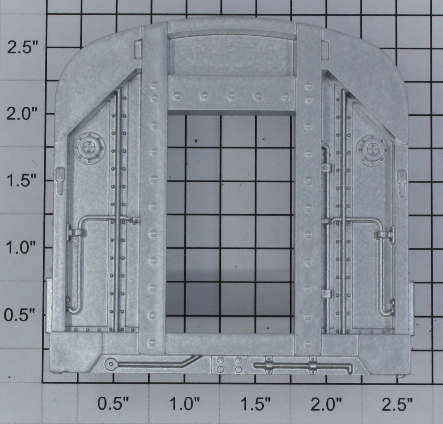 Lionel 2532-42 Painted Silver Vestibule End without Inner Door