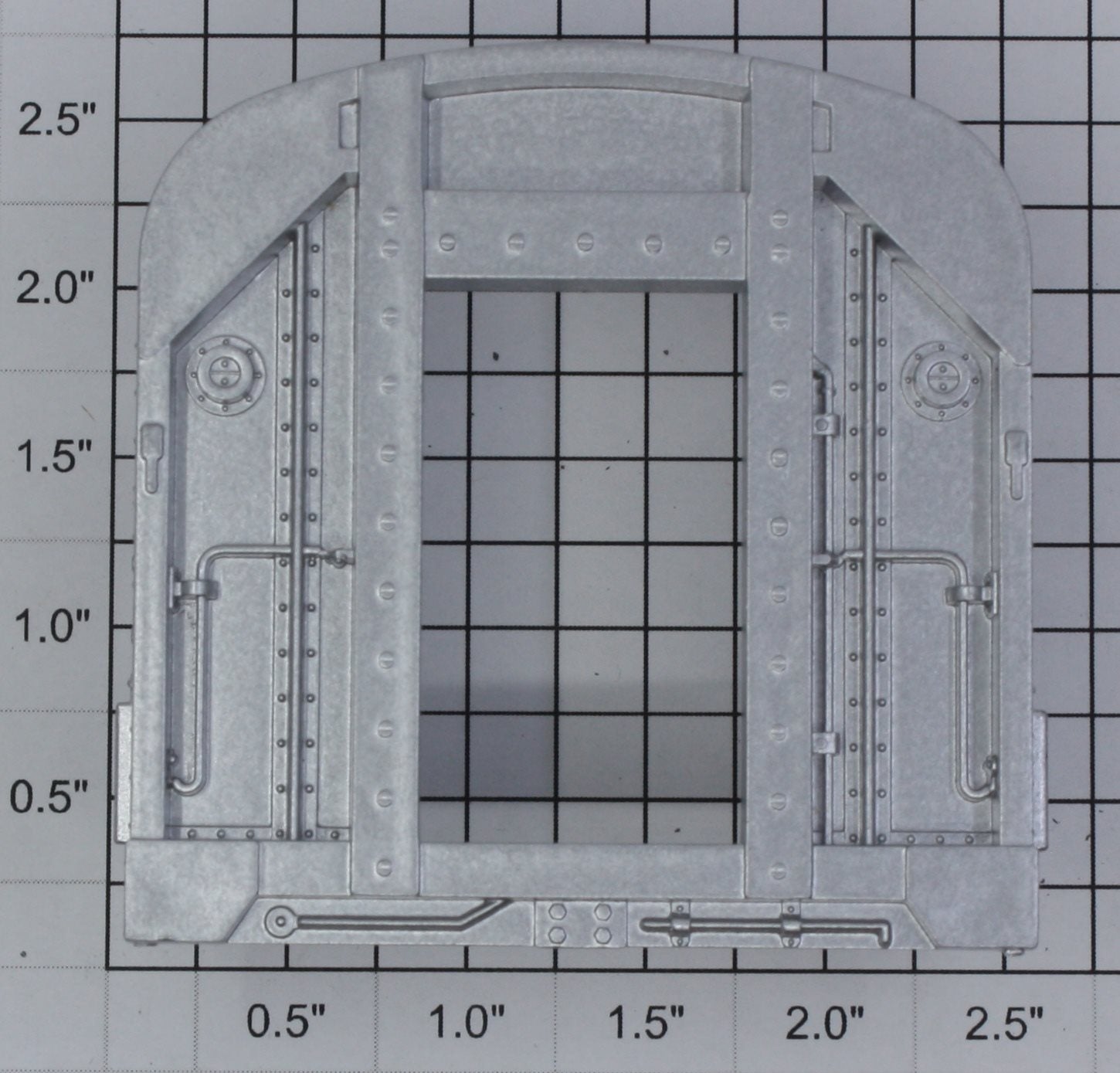 Lionel 2532-42 Painted Silver Vestibule End without Inner Door