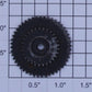 Lionel 752M-13 Blackened Intermediate Gear Assembly