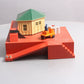 American Flyer 4-2300 S Scale Operating Oil Drum Loader LN/Box