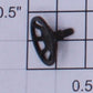 Lionel 9284-60 Metal Brake Wheel & Shaft Assembly