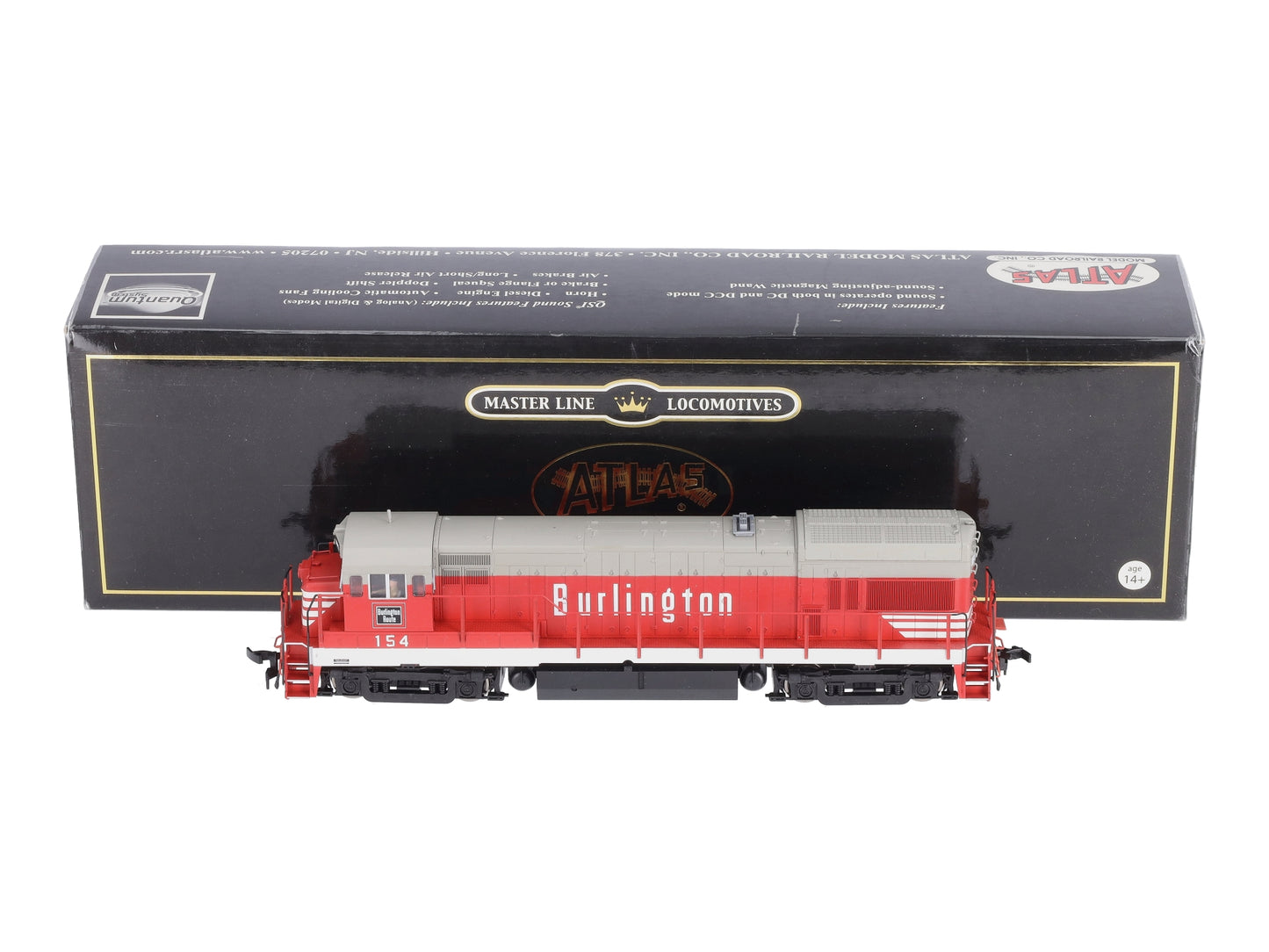 Atlas 10000461 CB&Q U30B Phase 2 w/DCC #154
