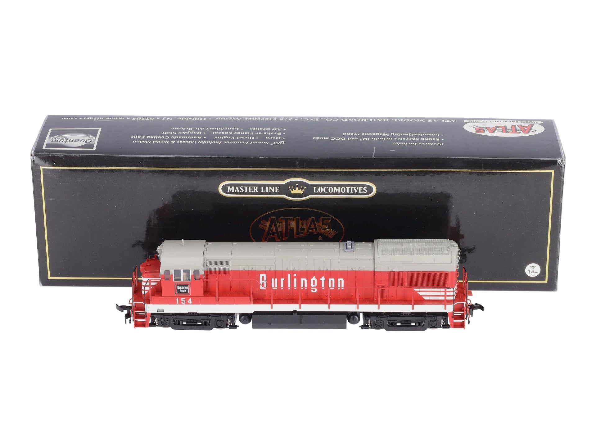 Atlas 10000461 CB&Q U30B Phase 2 w/DCC #154