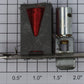 Lionel 252-15 Bottom Plate and Coil with Lamp Socket Assembly - No plunger