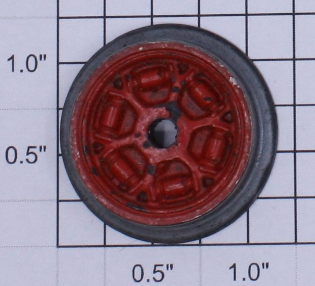 Lionel 2332-58 GG-1 Plain End Wheel-Painted Red