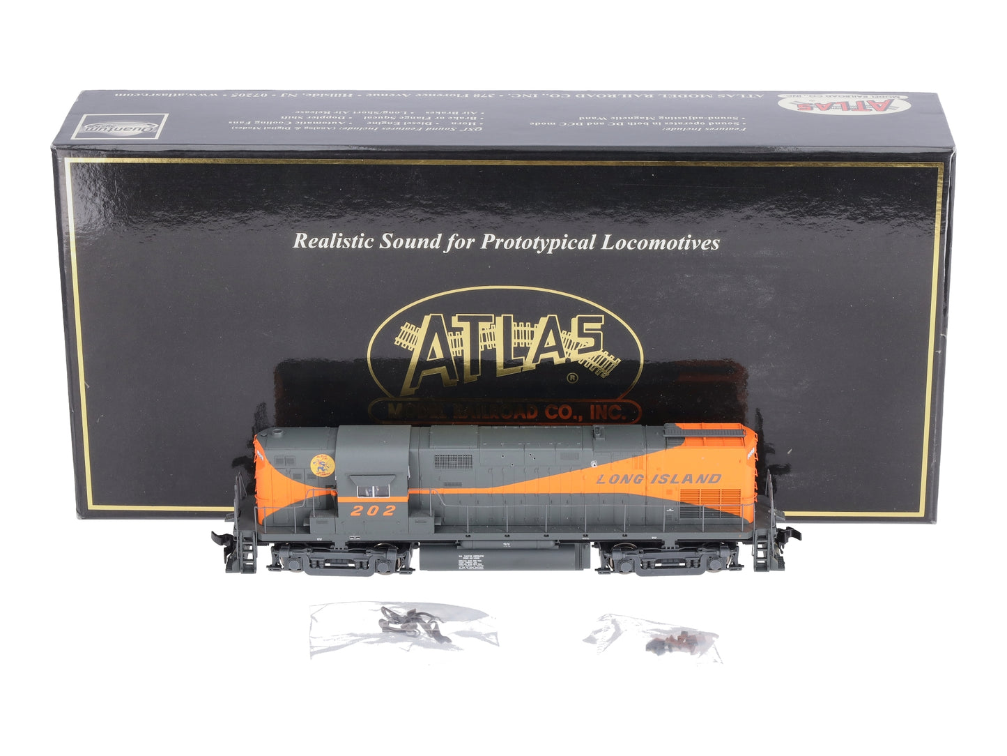 Atlas 10000325 HO Long Island C420 Diesel Locomotive #202 w/ DCC NIB