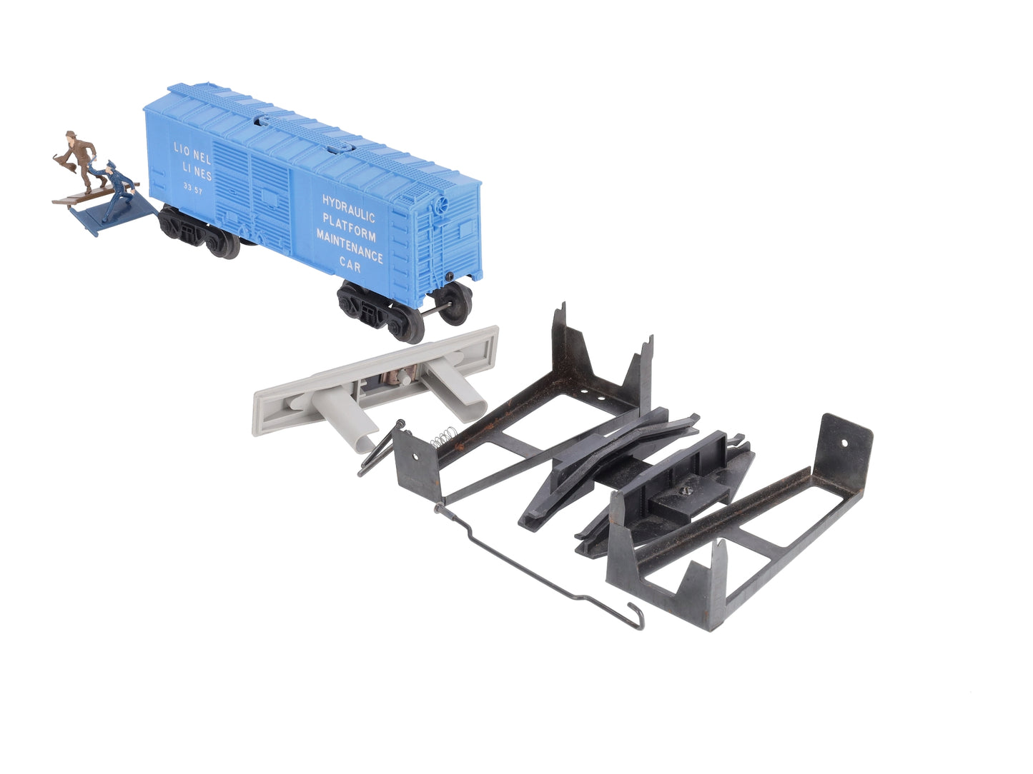 Lionel 3357-27 Vintage O Trestle Components for Cop and Hobo Car