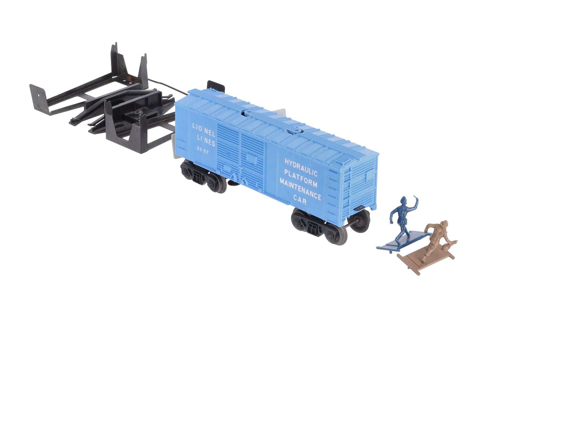 Lionel 3357-27 Vintage O Trestle Components for Cop and Hobo Car