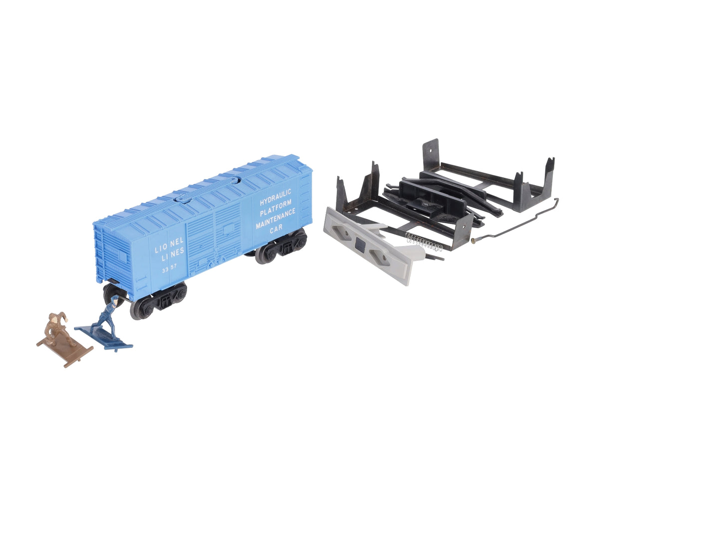 Lionel 3357-27 Vintage O Trestle Components for Cop and Hobo Car