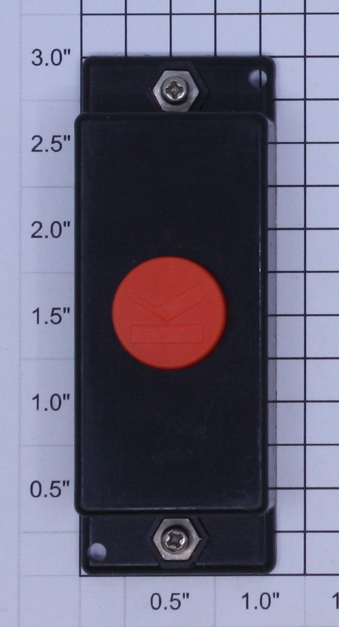 K-Line K-10M O Gauge Red Button Momentary On Accessory Control Switch