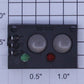 Z-Stuff DZ-1002 Remote 2-Button Green and Red LED's Switch Controller